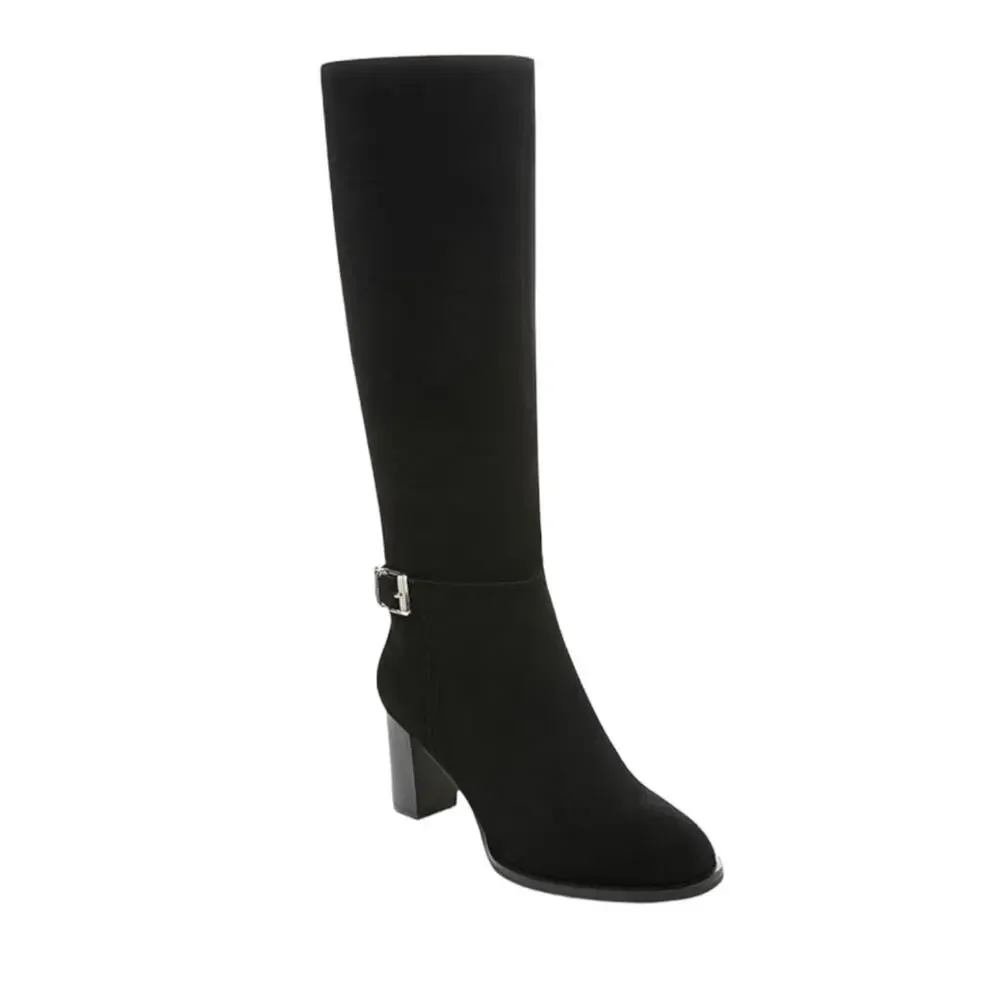 Giani Bernini Women's Lennoxx Memory Foam Tall Heeled Boots Black Size 5 1/2 - Picture 1 of 3